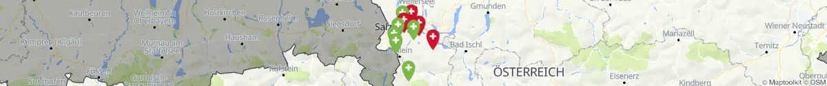Kartenansicht für Apotheken-Notdienste in der Nähe von Sankt Gilgen (Salzburg-Umgebung, Salzburg)